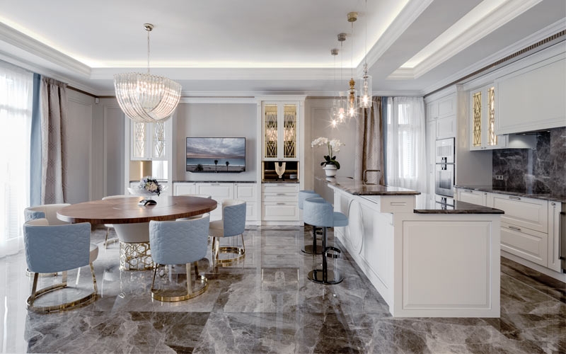 cucina in marmo